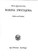 Front cover of Marina Zwetajewa by Maria Razumovsky