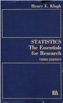Cover of Statistics by Henry E. Klugh