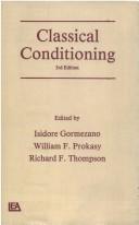 Cover of Classical conditioning by Richard F. Thompson