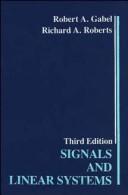 Cover of Signals and linear systems by Robert A. Gabel