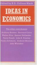 Front cover of Ideas in Economics by R. D. Collison Black