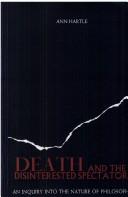 Front cover of Death and the disinterested spectator by Ann Hartle