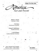 Front cover of America, past and present by Robert A. Divine