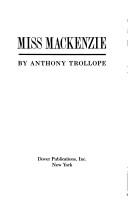 Cover of Miss Mackenzie by Anthony Trollope