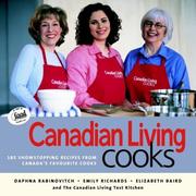 Cover of Canadian Living Cooks by Elizabeth Baird
