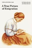 Cover of A true picture of emigration by Rebecca Burlend