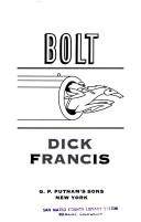 Cover of Bolt by Dick Francis