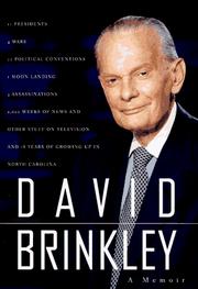 Cover of David Brinkley by David Brinkley