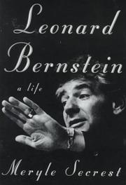 Cover of Leonard Bernstein by Meryle Secrest