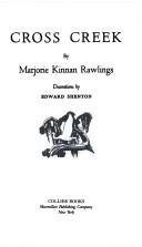 Cover of Cross Creek by Marjorie Kinnan Rawlings