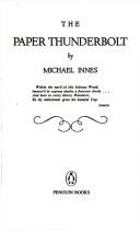 Cover of The Paper Thunderbolt by Michael Innes