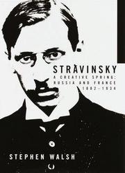Cover of Stravinsky by Stephen Walsh