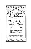 Front cover of A Legend of Alexander and the Merchant and the Parrot by Herbert Mason