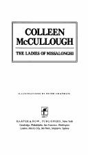 Front cover of The Ladies of Missalonghi by Colleen McCullough