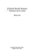 Front cover of Critical social science by Brian Fay