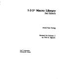 Cover of 1-2-3 macro library by David Paul Ewing
