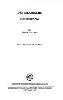 Front cover of Der islamische Rosenkranz by Helga Venzlaff