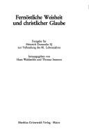 Front cover of Fernöstliche Weisheit und christlicher Glaube by Heinrich Dumoulin