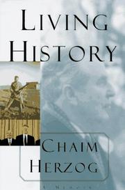 Front cover of Living history by Chaim Herzog