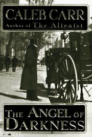 Front cover of The angel of darkness by Caleb Carr