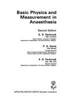 Cover of Basic physics and measurement in anaesthesia by G. D. Parbrook