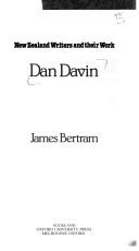 Cover of Dan Davin by James Bertram