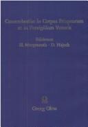 Front cover of Concordantiae in Corpus Priapeorum et in Pervigilium Veneris by Hermann Morgenroth