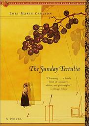 Front cover of The Sunday Tertulia by Lori Marie Carlson