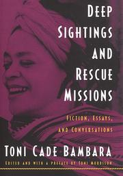Cover of Deep Sightings & Rescue Missions by Toni Cade Bambara