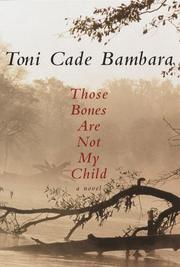 Cover of Those bones are not my child by Toni Cade Bambara