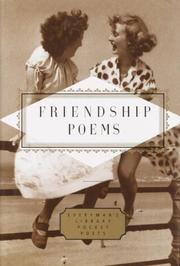 Cover of Friendship Poems by Peter Washington