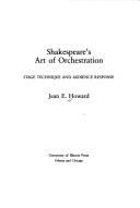 Front cover of Shakespeare's art of orchestration by Jean E. Howard