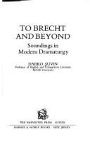 Cover of To Brecht and beyond by Darko Suvin