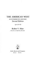 Cover of The American West by Robert V. Hine
