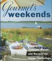 Cover of Gourmet's Weekends by Gourmet Magazine Editors
