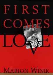 Cover of First comes love by Marion Winik