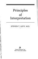 Cover of Principles of Interpretation by Steven T. Levy