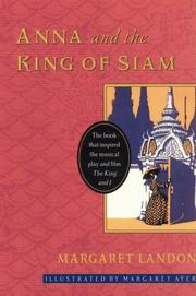 Front cover of Anna and the King of Siam by Margaret Landon