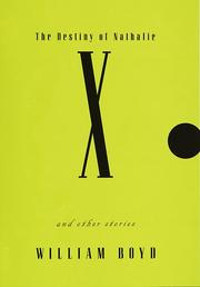 Front cover of The destiny of Nathalie X and other stories by William Boyd