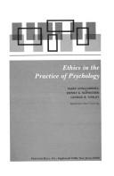 Front cover of Ethics in the practice of psychology by Mary Ann Carroll