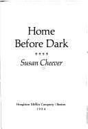 Cover of Home Before Dark by Susan Cheever