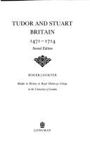 Front cover of Tudor and Stuart Britain, 1471-1714 by Roger Lockyer