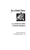 Cover of In a dark time by Robert Jay Lifton