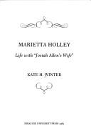 Cover of Marietta Holley by Kate H. Winter