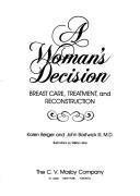 Front cover of A woman's decision by Karen J. Berger