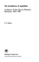 Front cover of The breakdown of capitalism by F. R. Hansen