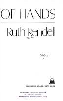 Front cover of The tree of hands by Ruth Rendell