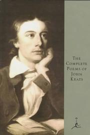 Front cover of The Complete Poems of John Keats by John Keats