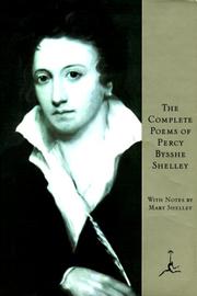 Cover of The Complete Poems of Percy Bysshe Shelley by Percy Bysshe Shelley