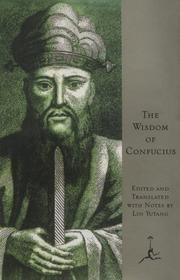 Front cover of The Wisdom of Confucius by Confucius